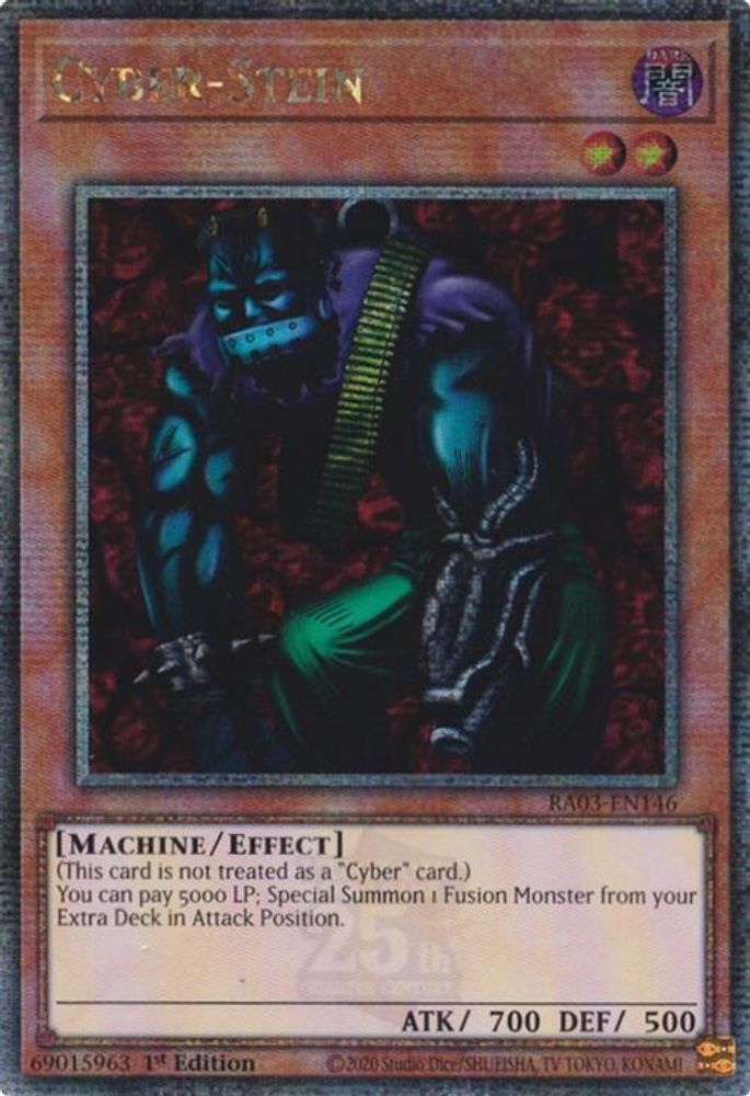 Cyber-Stein (Quarter Century Secret Rare) (RA03-EN146) - Quarter Century Secret Rare