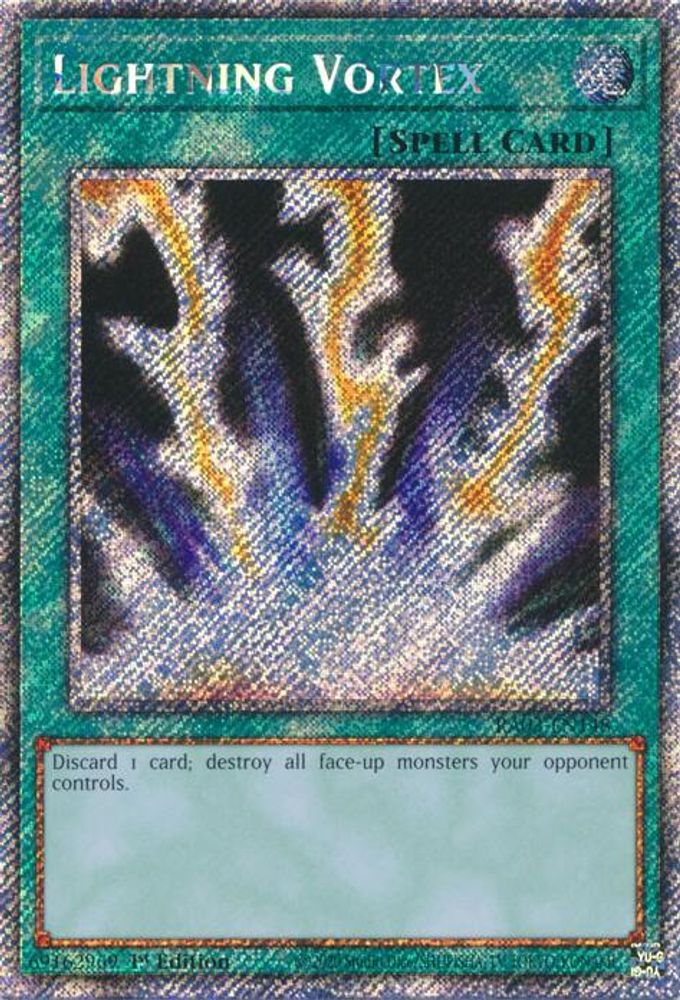 Lightning Vortex (Platinum Secret Rare) (RA03-EN148) - Platinum Secret Rare