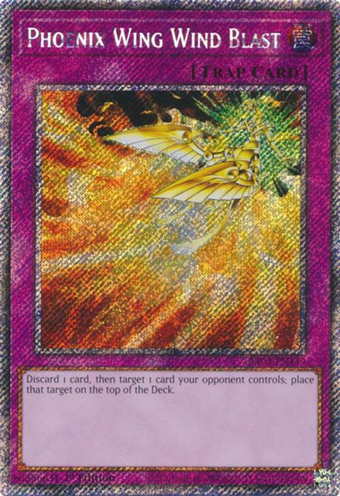 Phoenix Wing Wind Blast (Platinum Secret Rare) (RA03-EN149) - Platinum Secret Rare