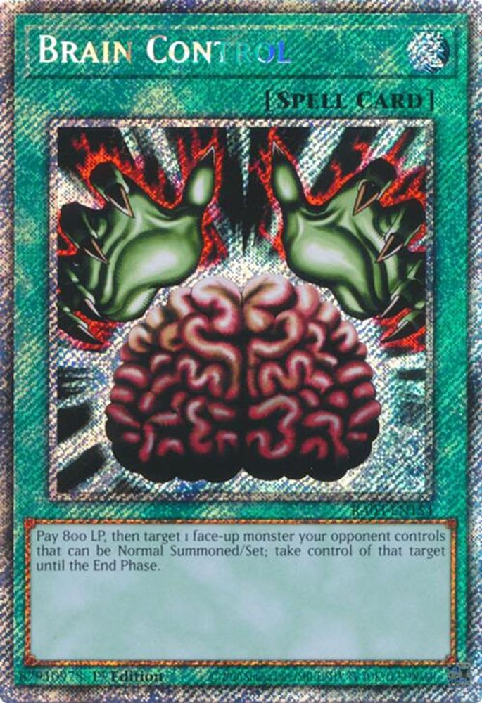Brain Control (Platinum Secret Rare) (RA03-EN154) - Platinum Secret Rare