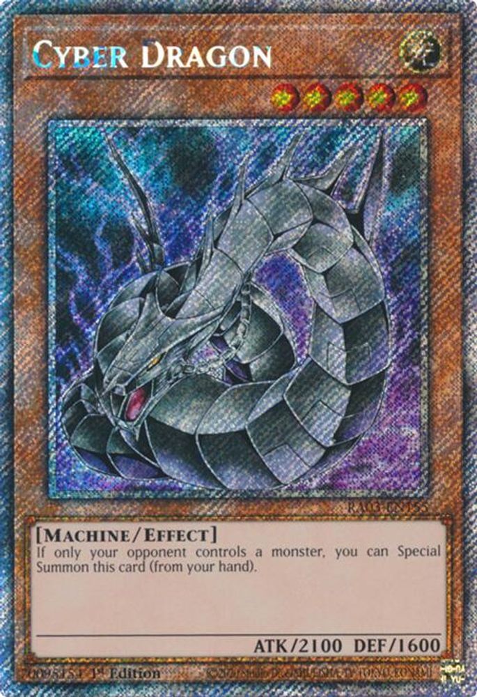 Cyber Dragon (Platinum Secret Rare) (RA03-EN155) - Platinum Secret Rare