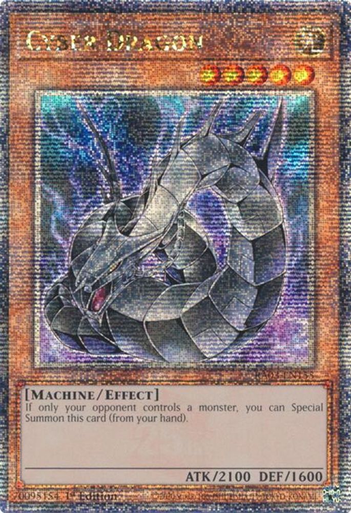 Cyber Dragon (Quarter Century Secret Rare) (RA03-EN155) - Quarter Century Secret Rare