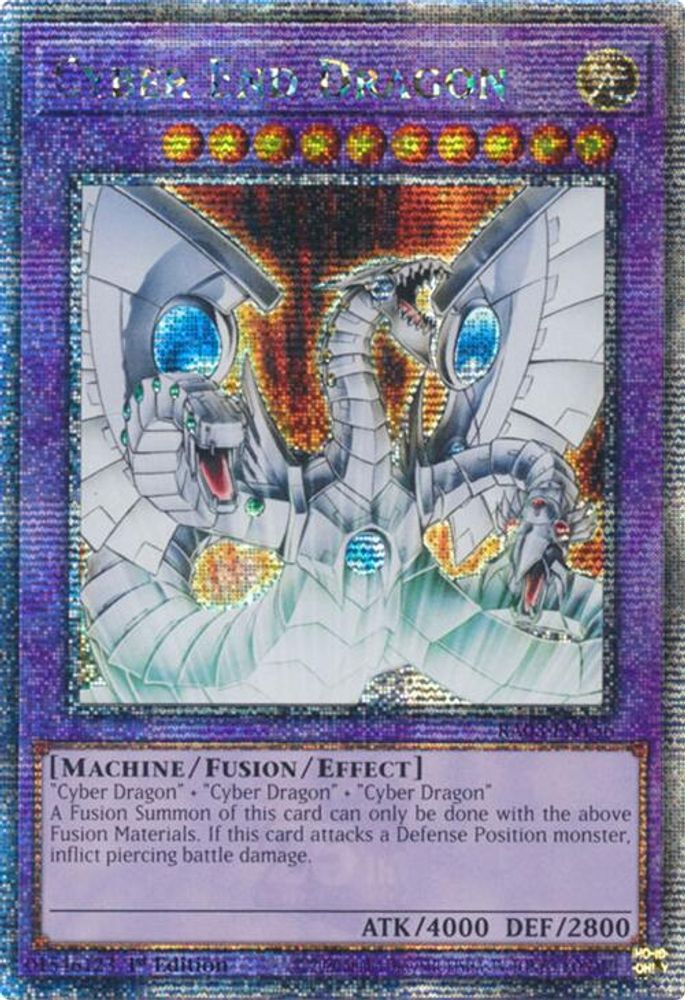 Cyber End Dragon (Quarter Century Secret Rare) (RA03-EN156) - Quarter Century Secret Rare