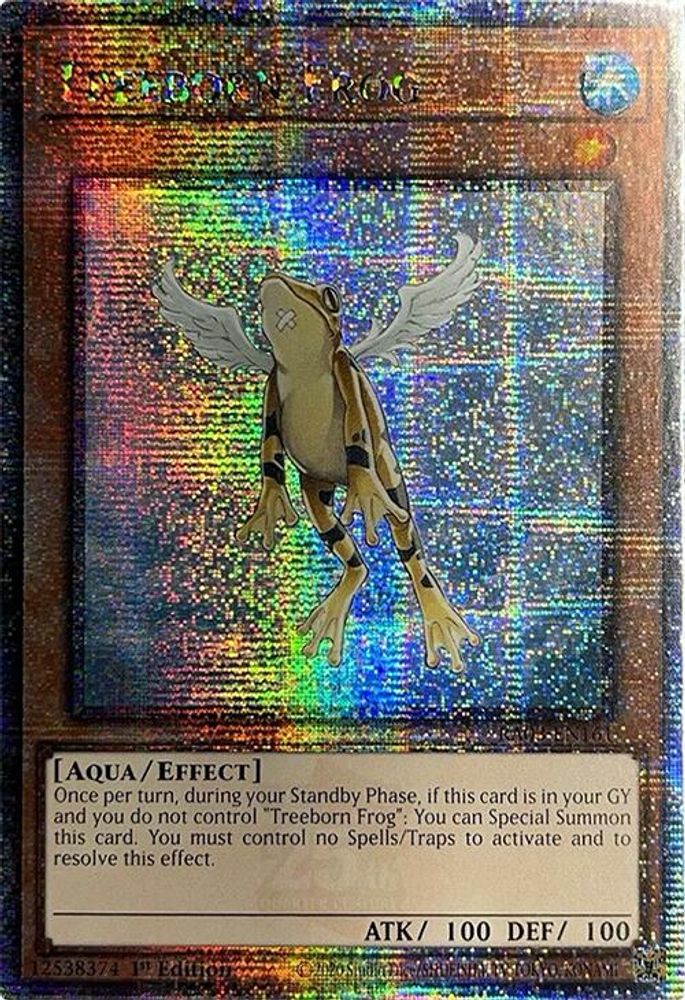 Treeborn Frog (Quarter Century Secret Rare) (RA03-EN161) - Quarter Century Secret Rare
