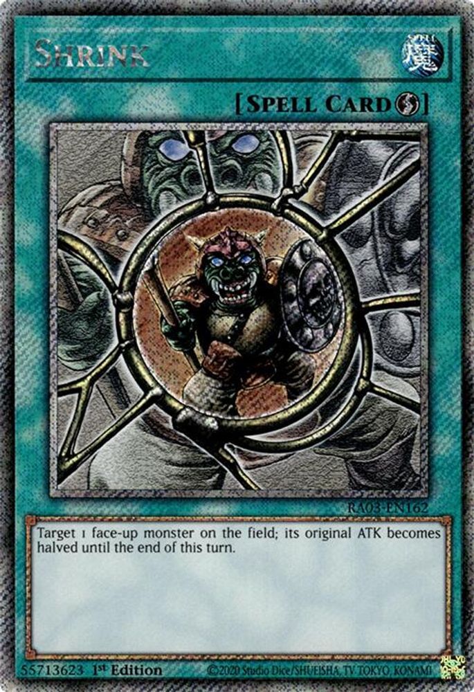 Shrink (Platinum Secret Rare) (RA03-EN162) - Platinum Secret Rare