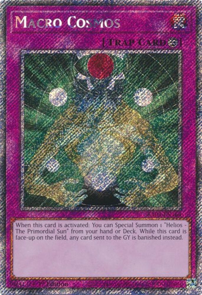 Macro Cosmos (Platinum Secret Rare) (RA03-EN164) - Platinum Secret Rare