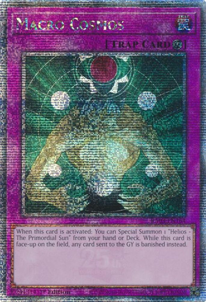 Macro Cosmos (Quarter Century Secret Rare) (RA03-EN164) - Quarter Century Secret Rare
