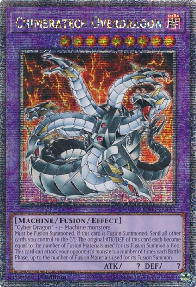 Chimeratech Overdragon (Quarter Century Secret Rare) (RA03-EN166) - Quarter Century Secret Rare