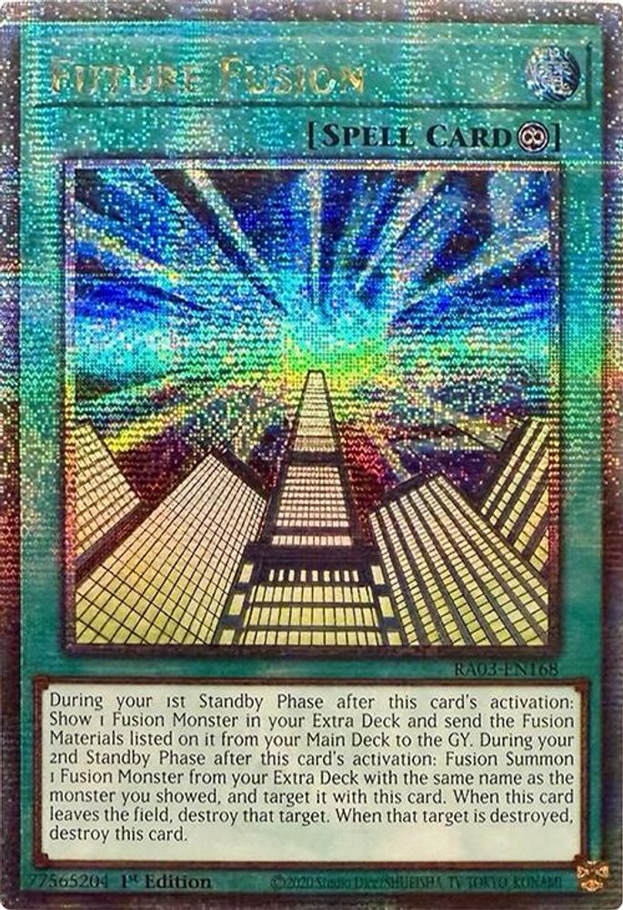 Future Fusion (Quarter Century Secret Rare) (RA03-EN168) - Quarter Century Secret Rare
