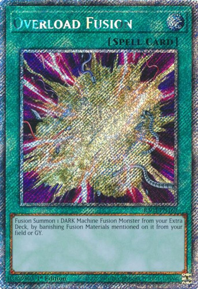 Overload Fusion (Platinum Secret Rare) (RA03-EN169) - Platinum Secret Rare