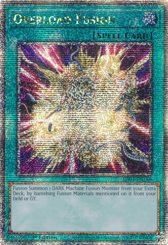 Overload Fusion (Quarter Century Secret Rare) (RA03-EN169) - Quarter Century Secret Rare