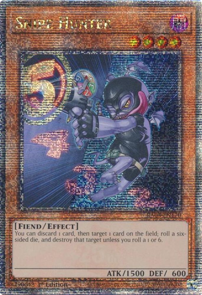 Snipe Hunter (Quarter Century Secret Rare) (RA03-EN170) - Quarter Century Secret Rare