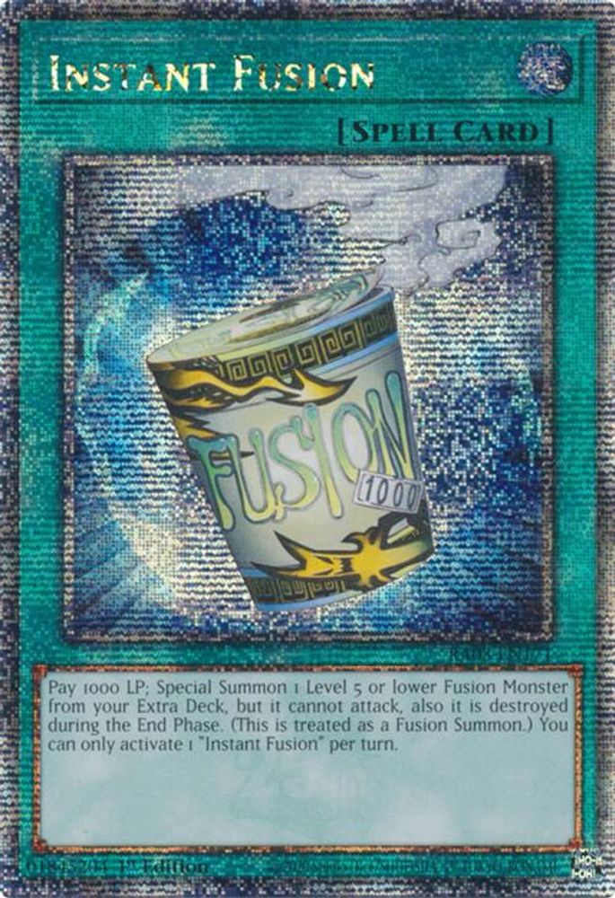Instant Fusion (Quarter Century Secret Rare) (RA03-EN171) - Quarter Century Secret Rare