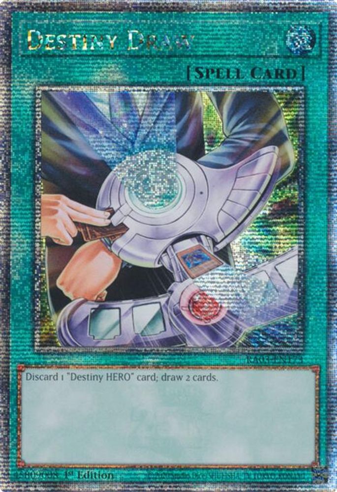 Destiny Draw (Quarter Century Secret Rare) (RA03-EN173) - Quarter Century Secret Rare