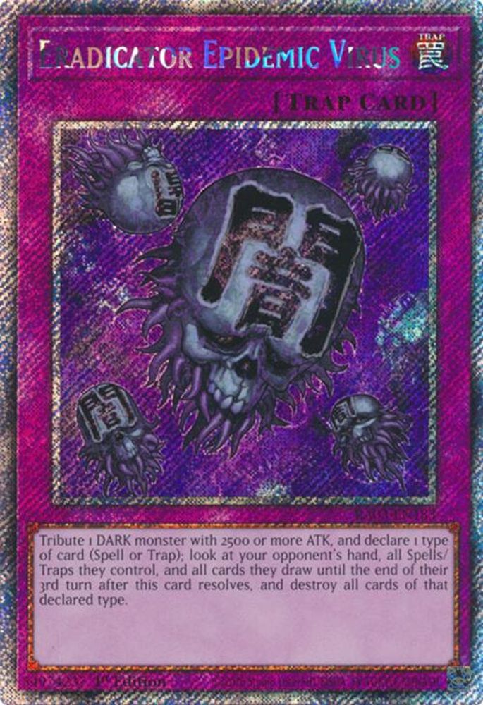 Eradicator Epidemic Virus (Platinum Secret Rare) (RA03-EN183) - Platinum Secret Rare