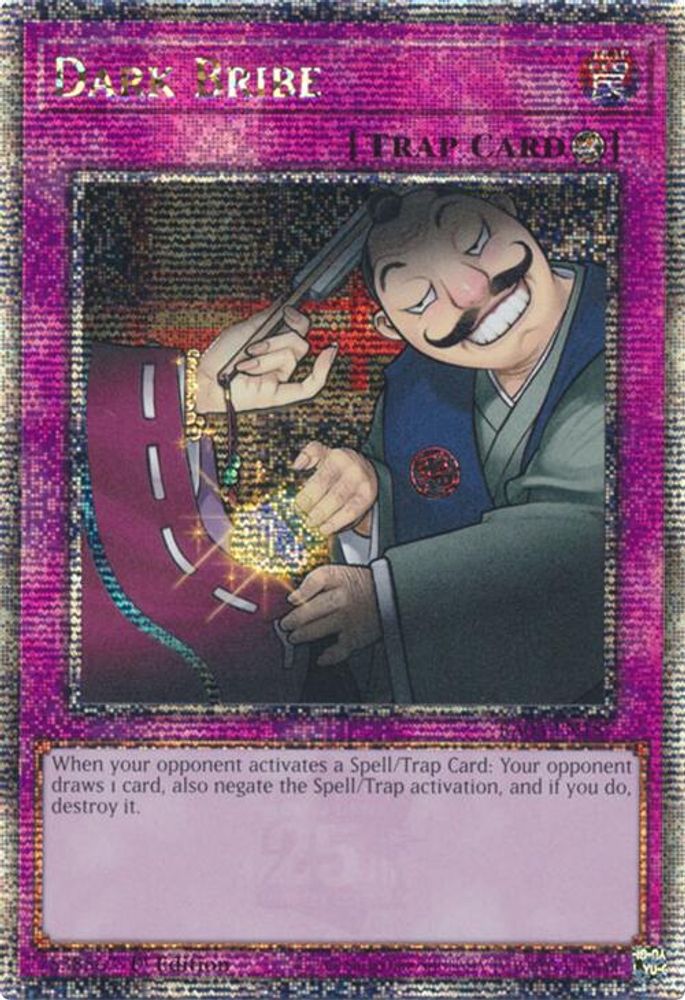 Dark Bribe (Quarter Century Secret Rare) (RA03-EN187) - Quarter Century Secret Rare
