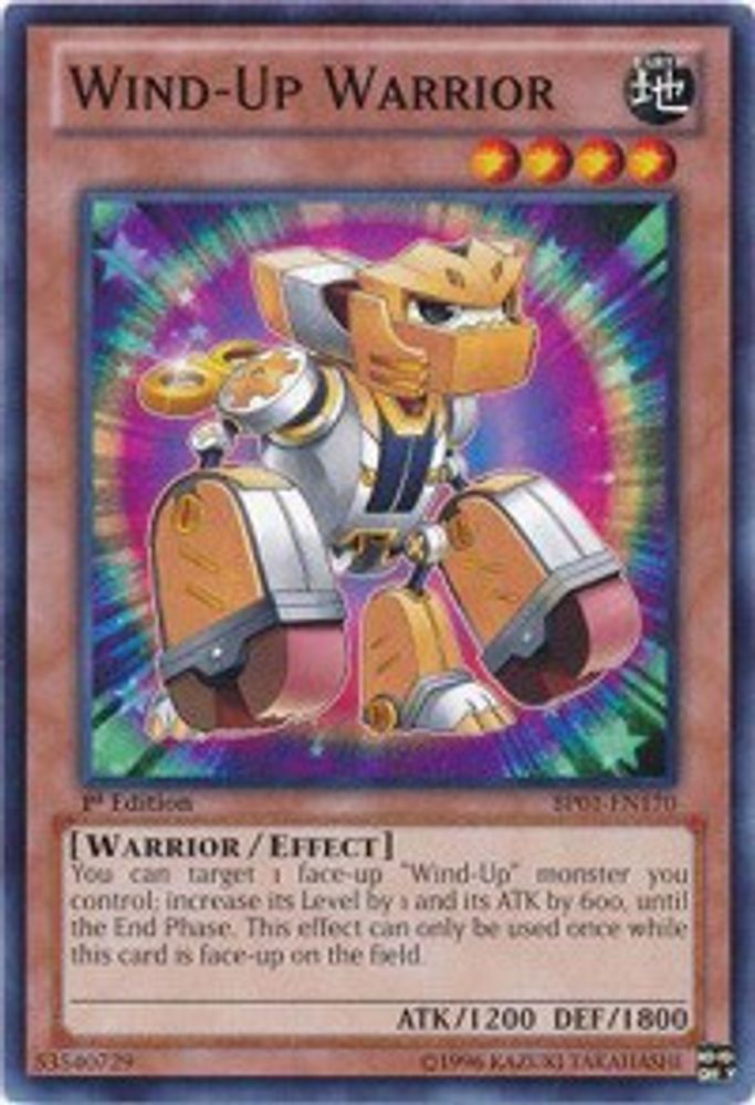 Wind-Up Warrior (BP01-EN170) - Common