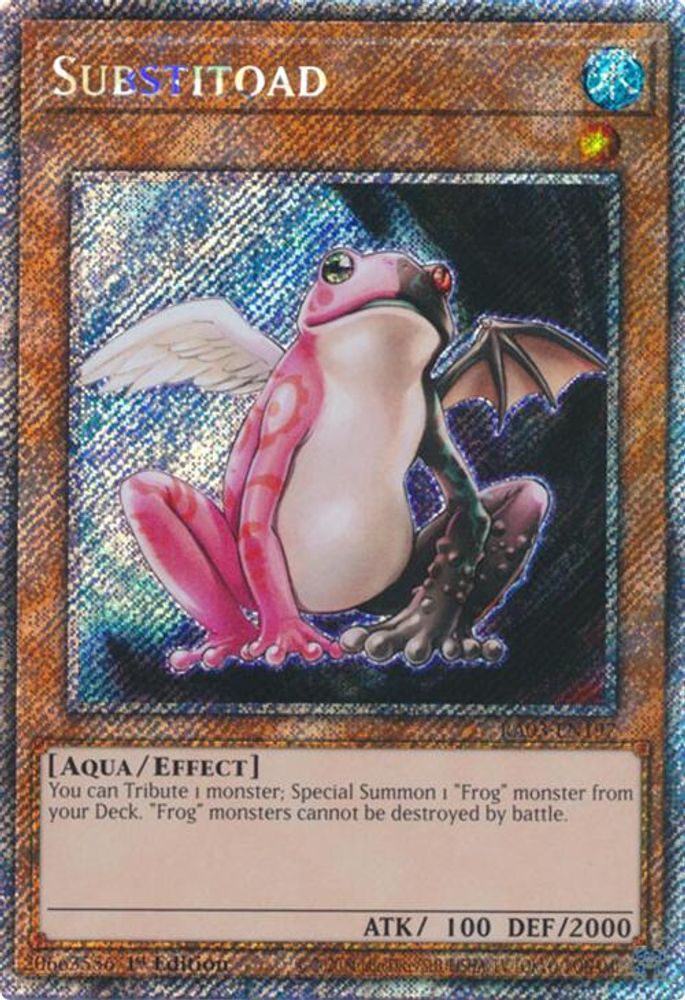 Substitoad (Platinum Secret Rare) (RA03-EN197) - Platinum Secret Rare