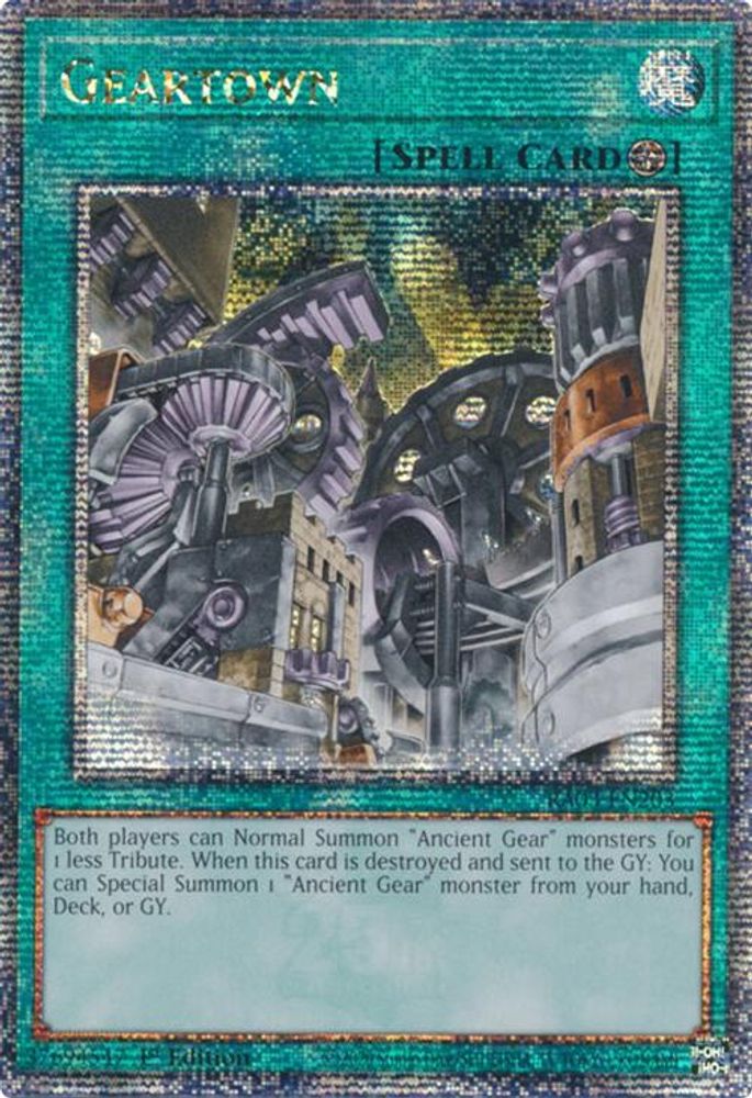 Geartown (Quarter Century Secret Rare) (RA03-EN203) - Quarter Century Secret Rare