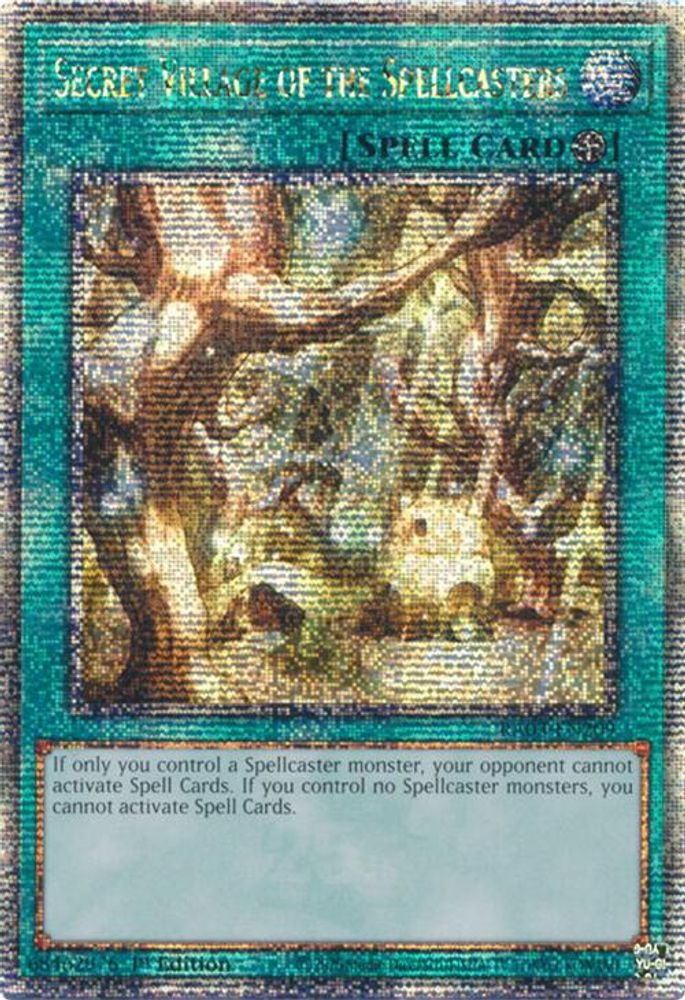 Secret Village of the Spellcasters (Quarter Century Secret Rare) (RA03-EN209) - Quarter Century Secret Rare