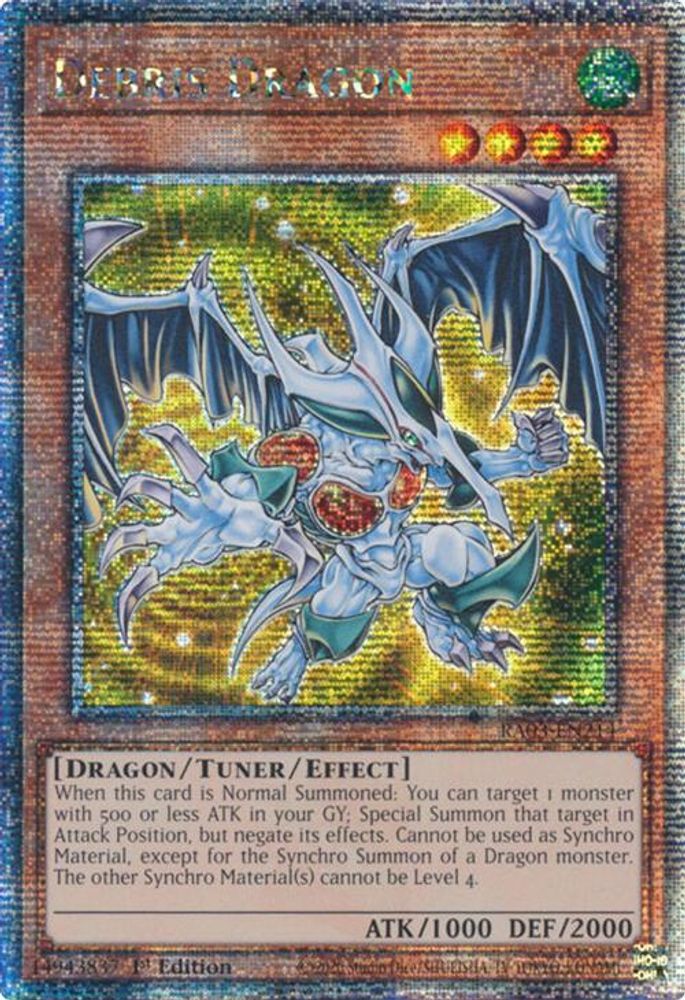 Debris Dragon (Quarter Century Secret Rare) (RA03-EN214) - Quarter Century Secret Rare