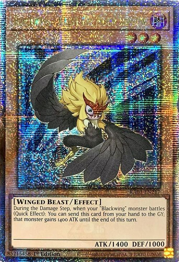 Blackwing - Kalut the Moon Shadow (Quarter Century Secret Rare) (RA03-EN217) - Quarter Century Secret Rare