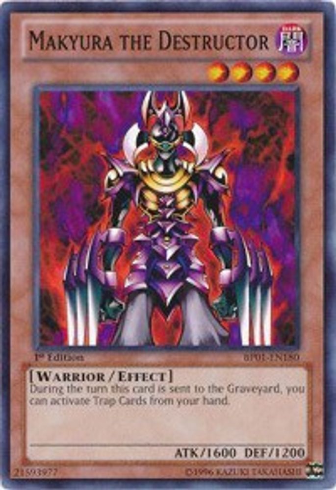 Makyura the Destructor (BP01-EN180) - Common