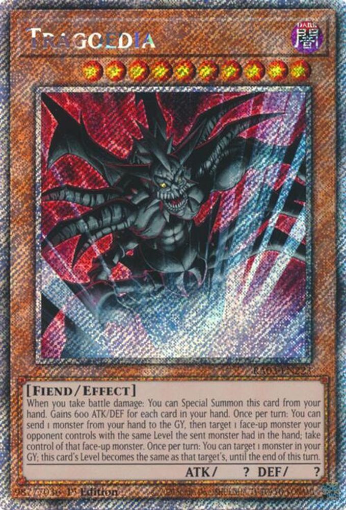 Tragoedia (Platinum Secret Rare) (RA03-EN223) - Platinum Secret Rare