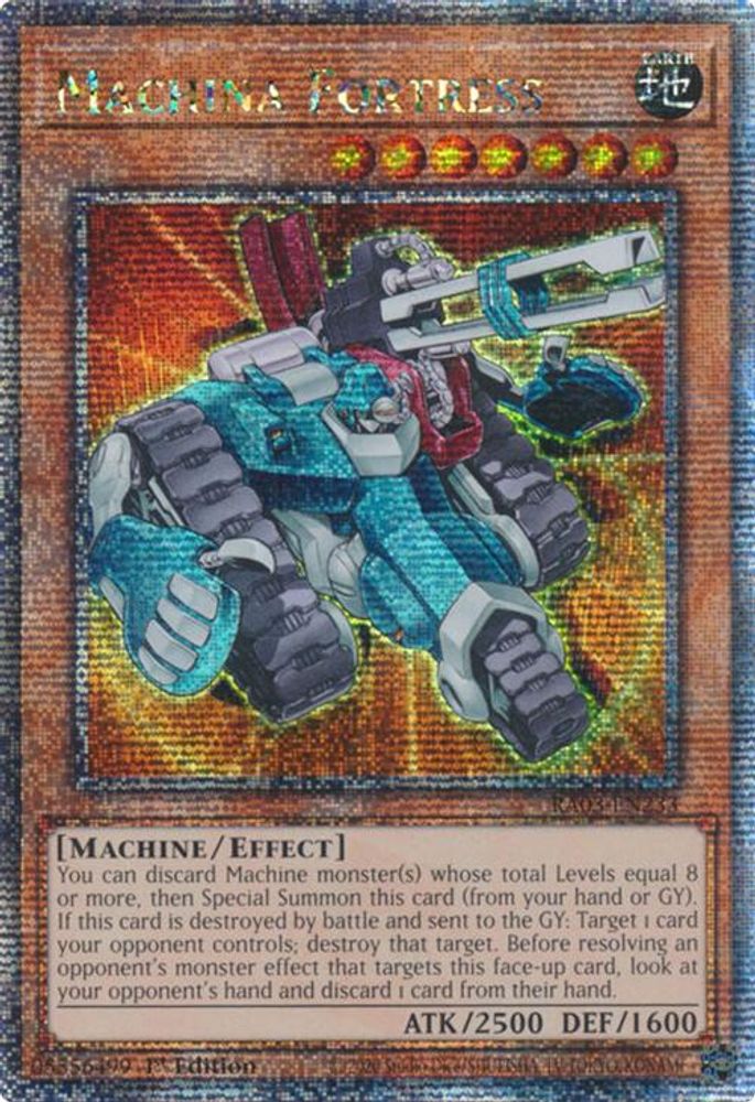 Machina Fortress (Quarter Century Secret Rare) (RA03-EN233) - Quarter Century Secret Rare