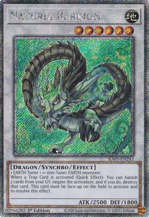 Naturia Barkion (Platinum Secret Rare) (RA03-EN243) - Quarter Century Bonanza 1st Edition