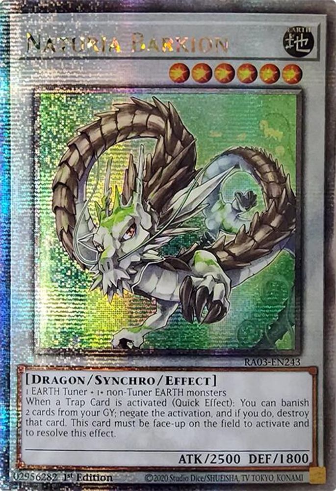 Naturia Barkion (Quarter Century Secret Rare) (RA03-EN243) - Quarter Century Secret Rare