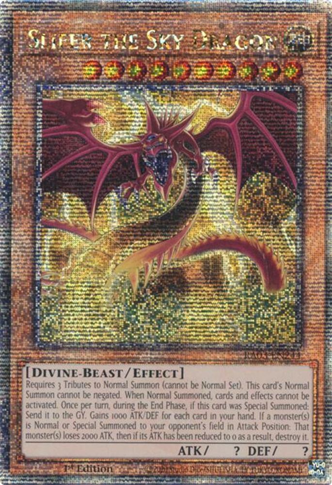 Slifer the Sky Dragon (Quarter Century Secret Rare) (RA03-EN244) - Quarter Century Secret Rare