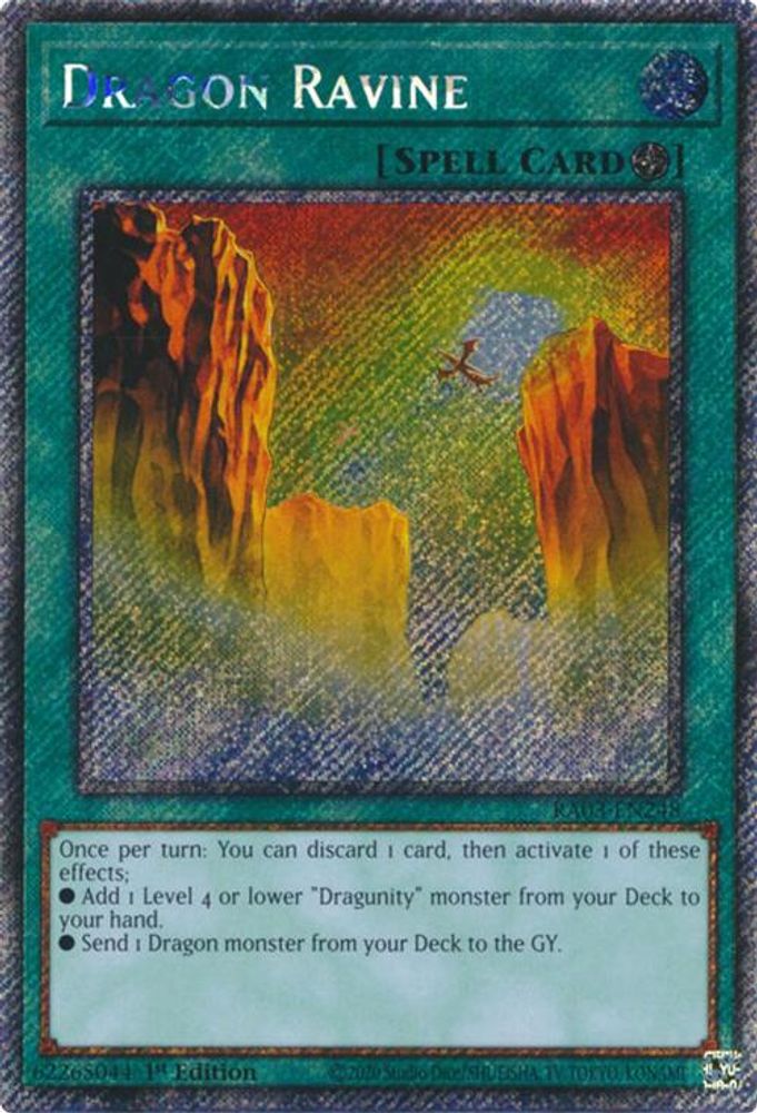 Dragon Ravine (Platinum Secret Rare) (RA03-EN248) - Platinum Secret Rare