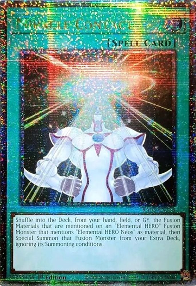 Miracle Contact (Quarter Century Secret Rare) (RA03-EN253) - Quarter Century Secret Rare