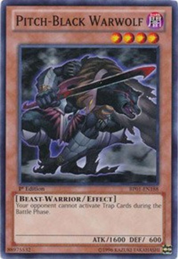 Pitch-Black Warwolf (BP01-EN188) - Common