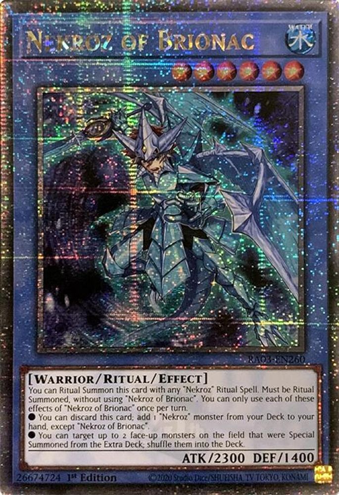 Nekroz of Brionac (Quarter Century Secret Rare) (RA03-EN260) - Quarter Century Secret Rare