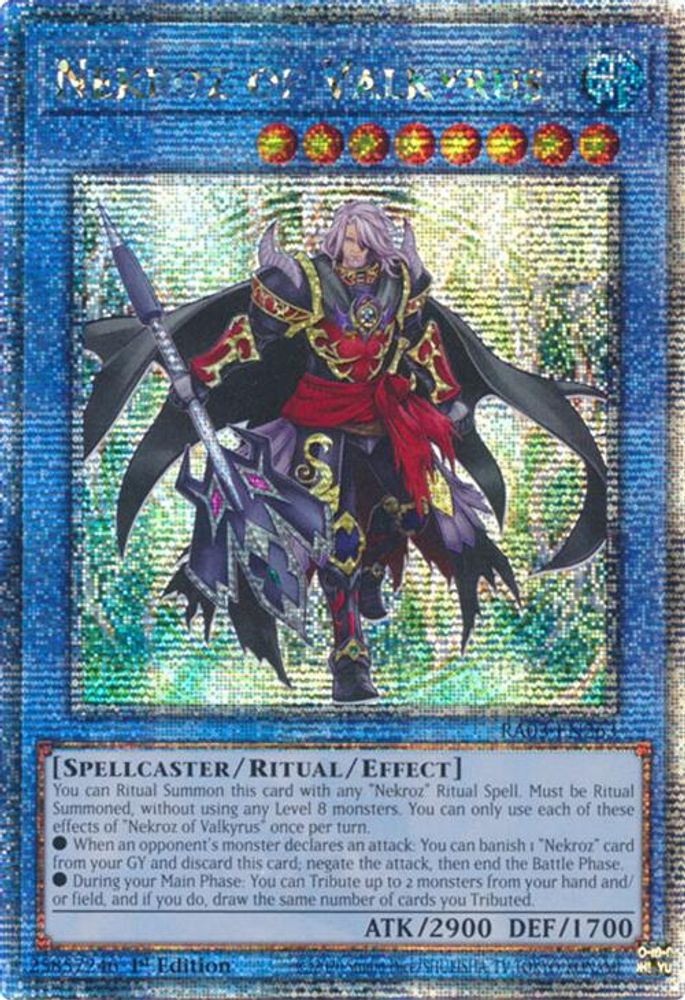 Nekroz of Valkyrus (Quarter Century Secret Rare) (RA03-EN263) - Quarter Century Secret Rare