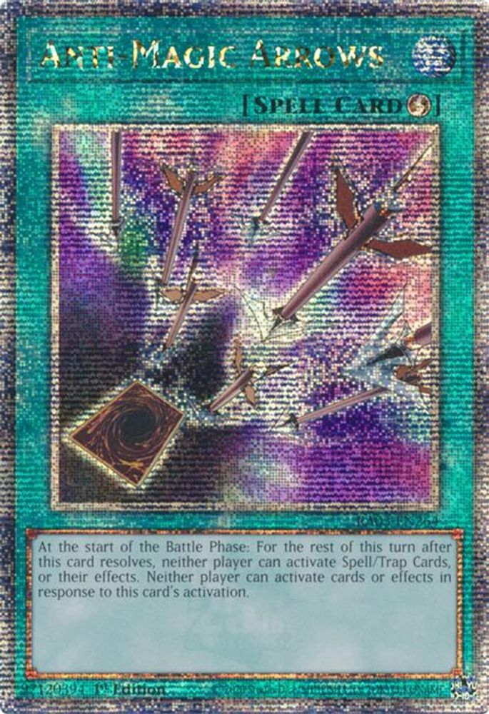Anti-Magic Arrows (Quarter Century Secret Rare) (RA03-EN264) - Quarter Century Secret Rare