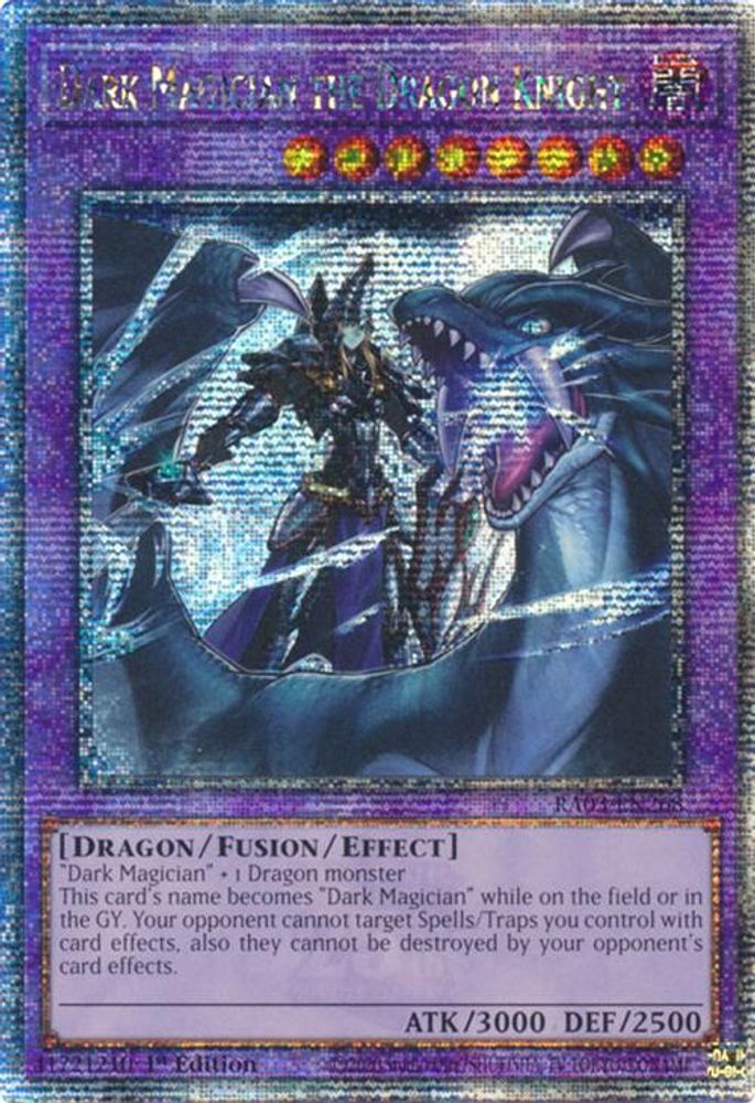 Dark Magician the Dragon Knight (Quarter Century Secret Rare) (RA03-EN268) - Quarter Century Secret Rare