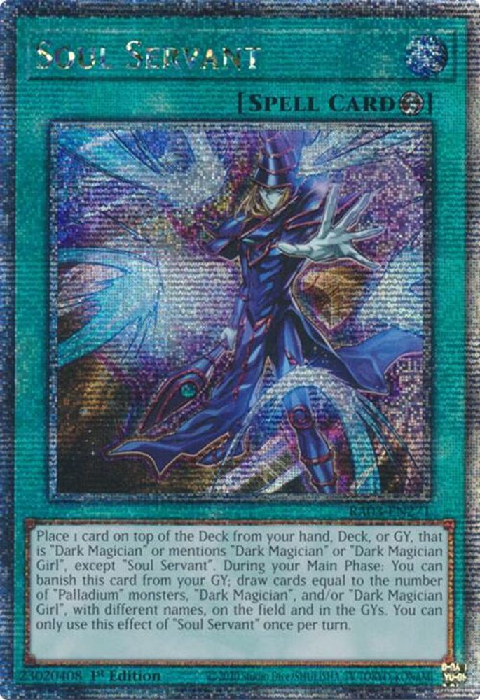 Soul Servant (Quarter Century Secret Rare) (RA03-EN271) - Quarter Century Secret Rare