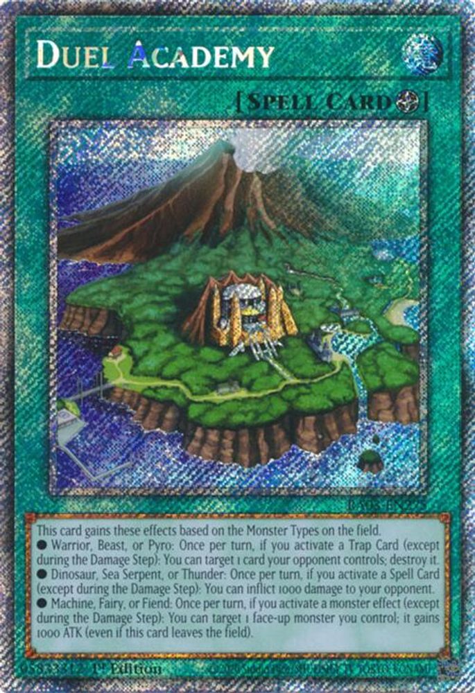 Duel Academy (Platinum Secret Rare) (RA03-EN275) - Platinum Secret Rare