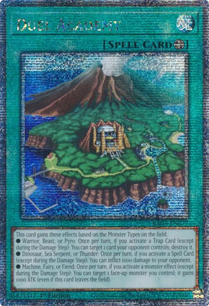 Duel Academy (Quarter Century Secret Rare) (RA03-EN275) - Quarter Century Secret Rare