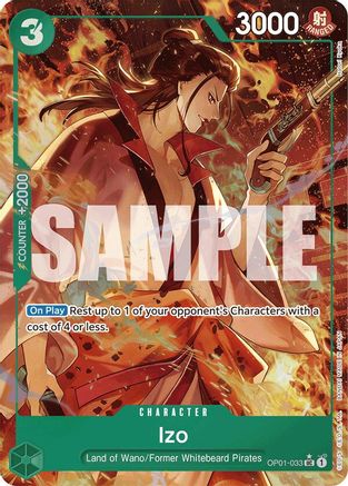 Izo (OP01-033) (Alternate Art) (OP01-033) - Uncommon