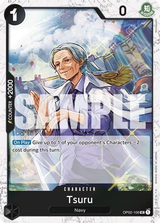 Tsuru (Jolly Roger Foil) (OP02-106) - Uncommon