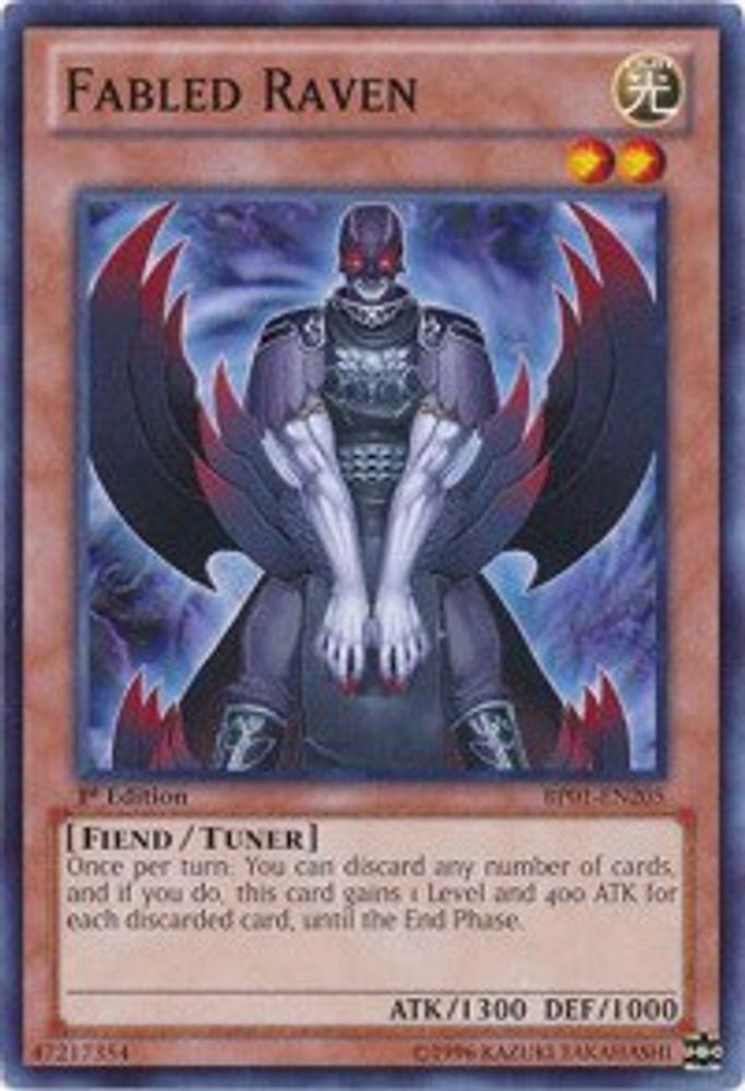 Fabled Raven (BP01-EN205) - Common