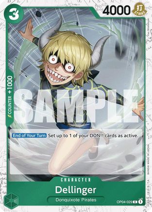 Dellinger (Jolly Roger Foil) (OP04-029) - Common