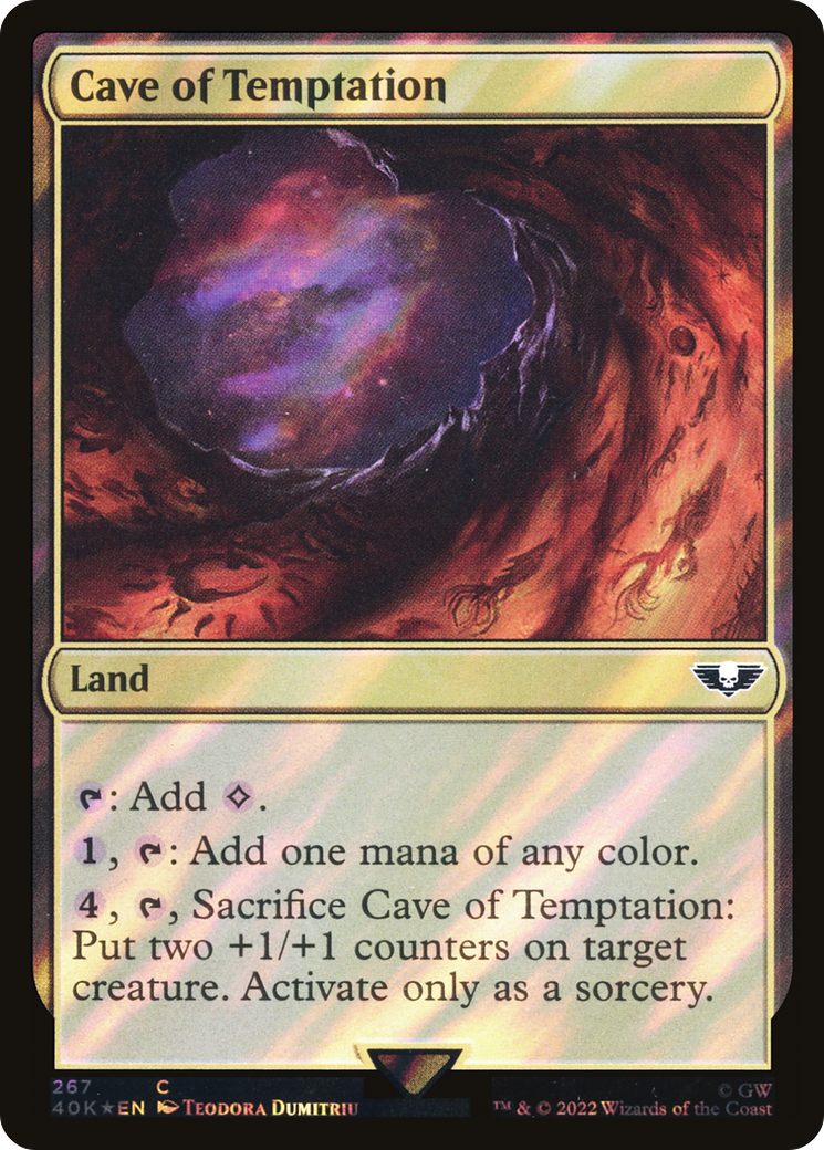 Grotte de la tentation (Surge Foil) [Warhammer 40,000] 