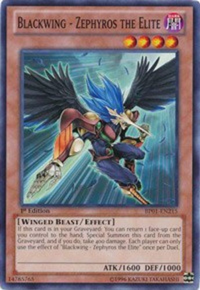 Blackwing - Zephyros the Elite (BP01-EN215) - Common
