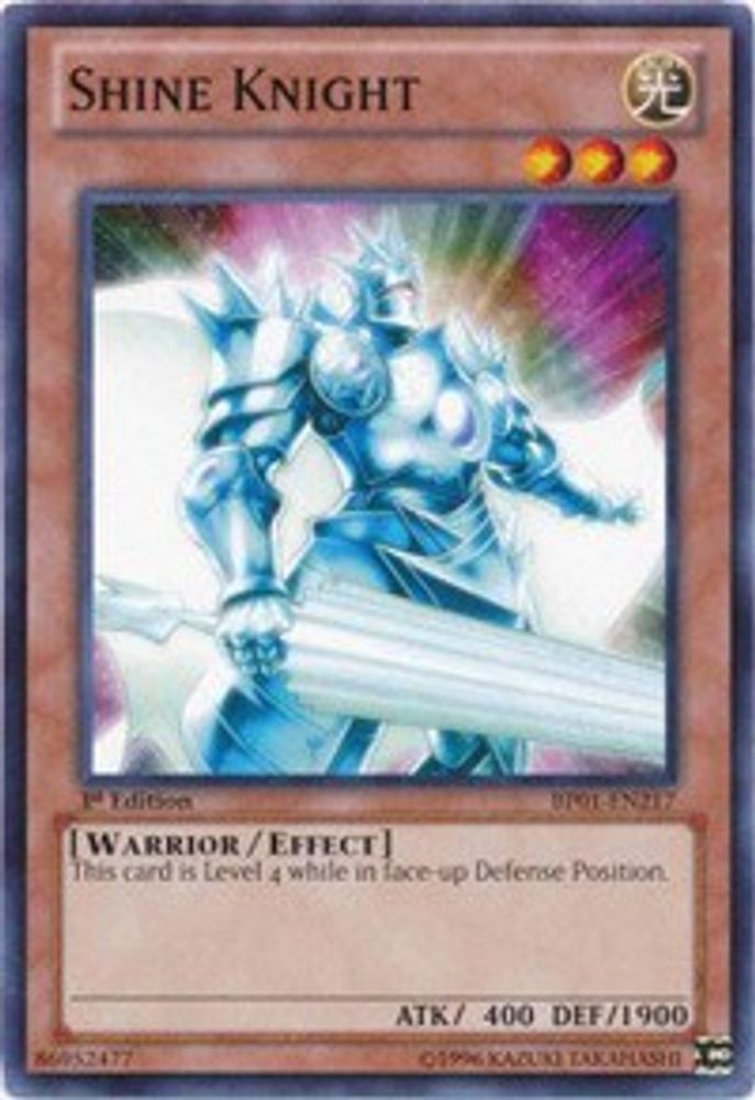 Shine Knight (BP01-EN217) - Common