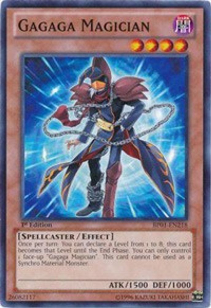 Gagaga Magician (BP01-EN218) - Common